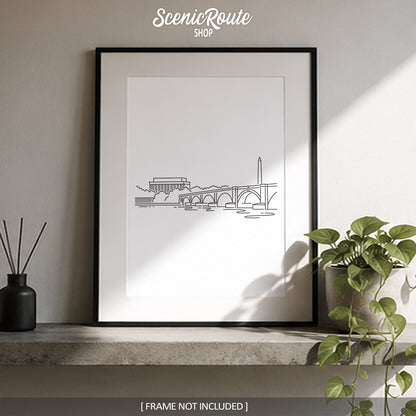 Washington DC Lincoln Memorial Art Print