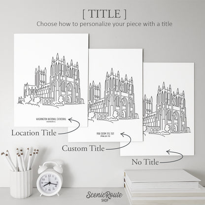 Washington DC National Cathedral Art Print