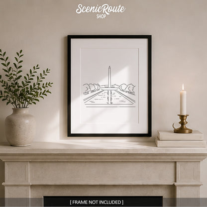 Washington DC National Mall Art Print