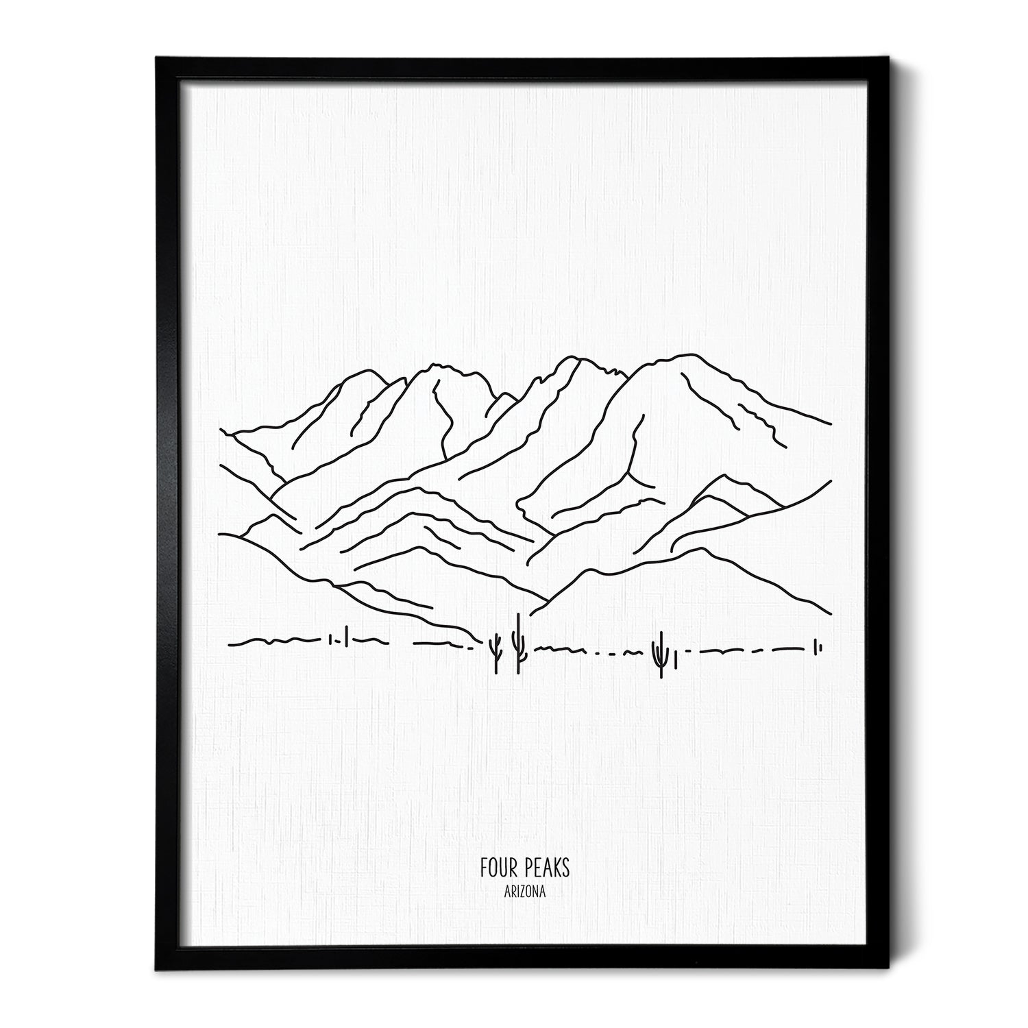 Arizona Four Peaks Art Print – Scenic Route Shop