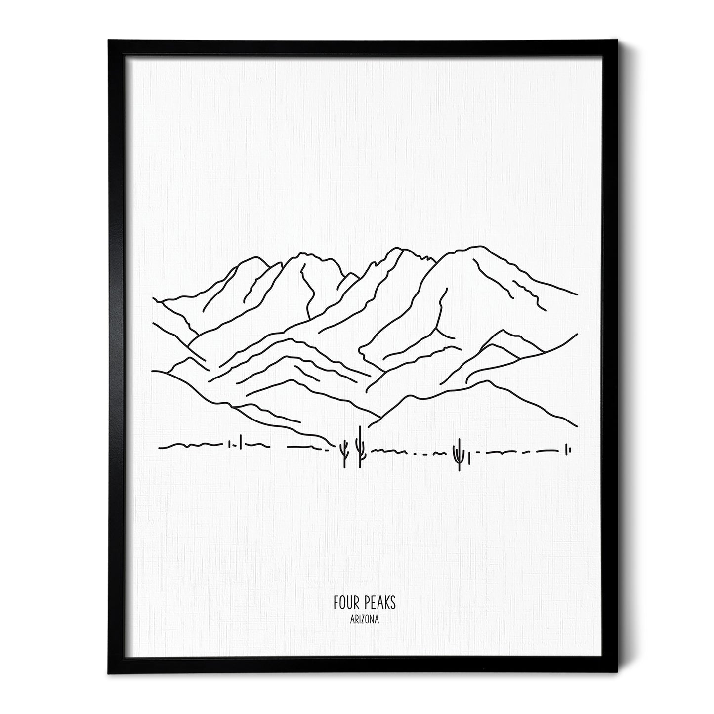 Arizona Four Peaks Art Print