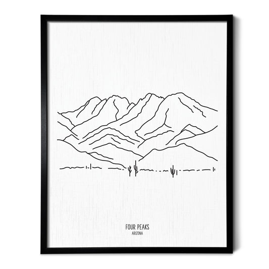 Arizona Four Peaks Art Print