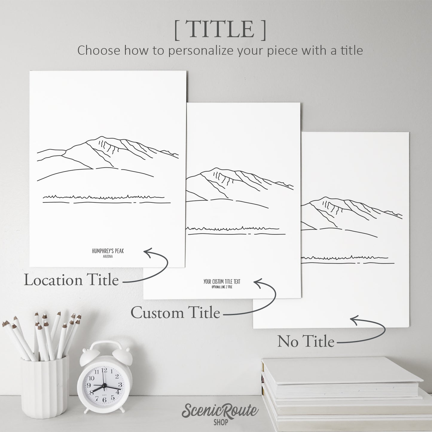 Arizona Humphreys Peak Art Print