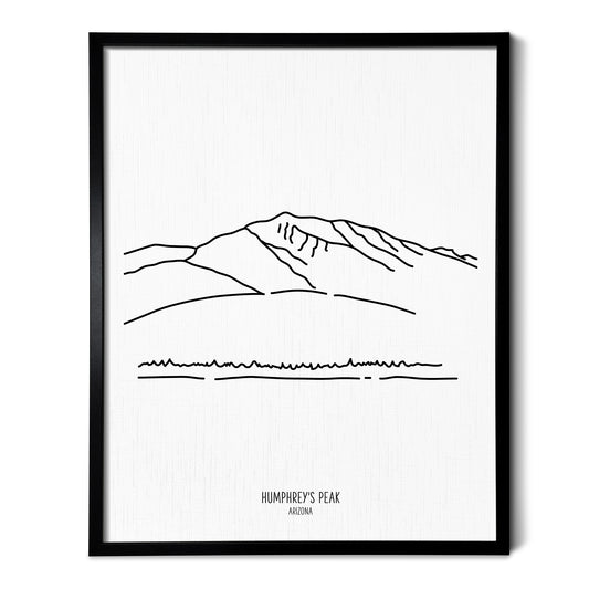 Arizona Humphreys Peak Art Print