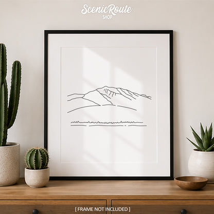 Arizona Humphreys Peak Art Print