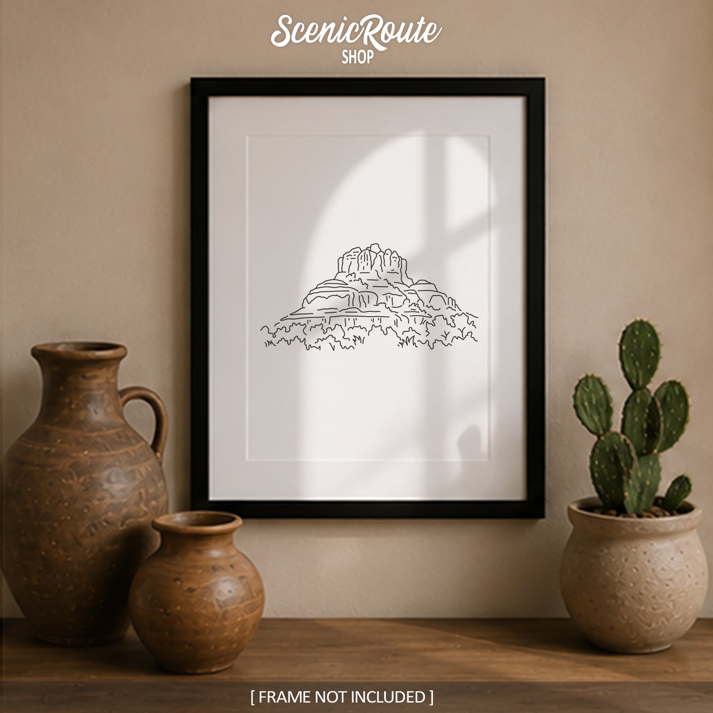 Arizona Sedona Bell Rock Art Print