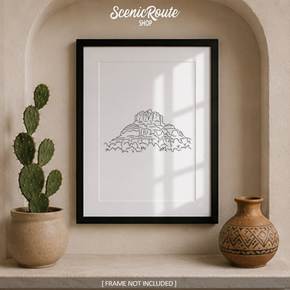 Arizona Sedona Bell Rock Art Print