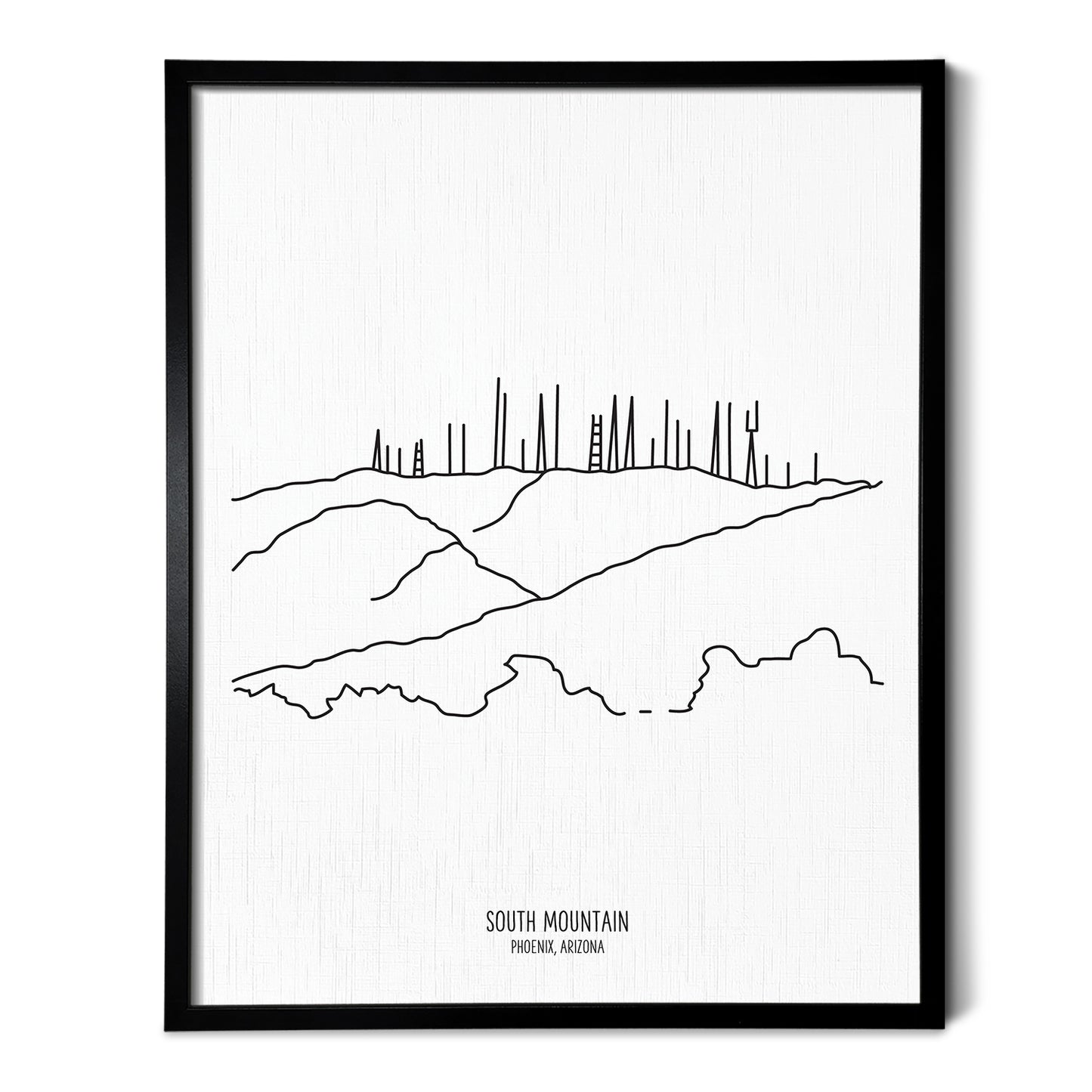 Arizona South Mountain Art Print