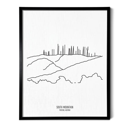 Arizona South Mountain Art Print