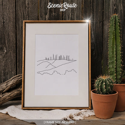 Arizona South Mountain Art Print