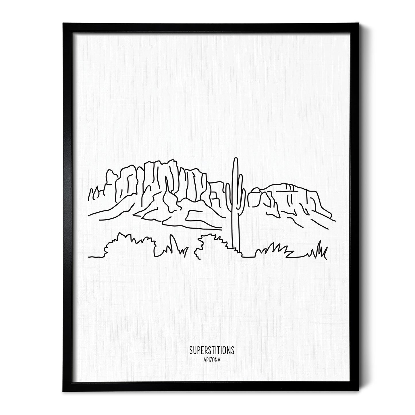 Arizona Superstition Mountains Art Print