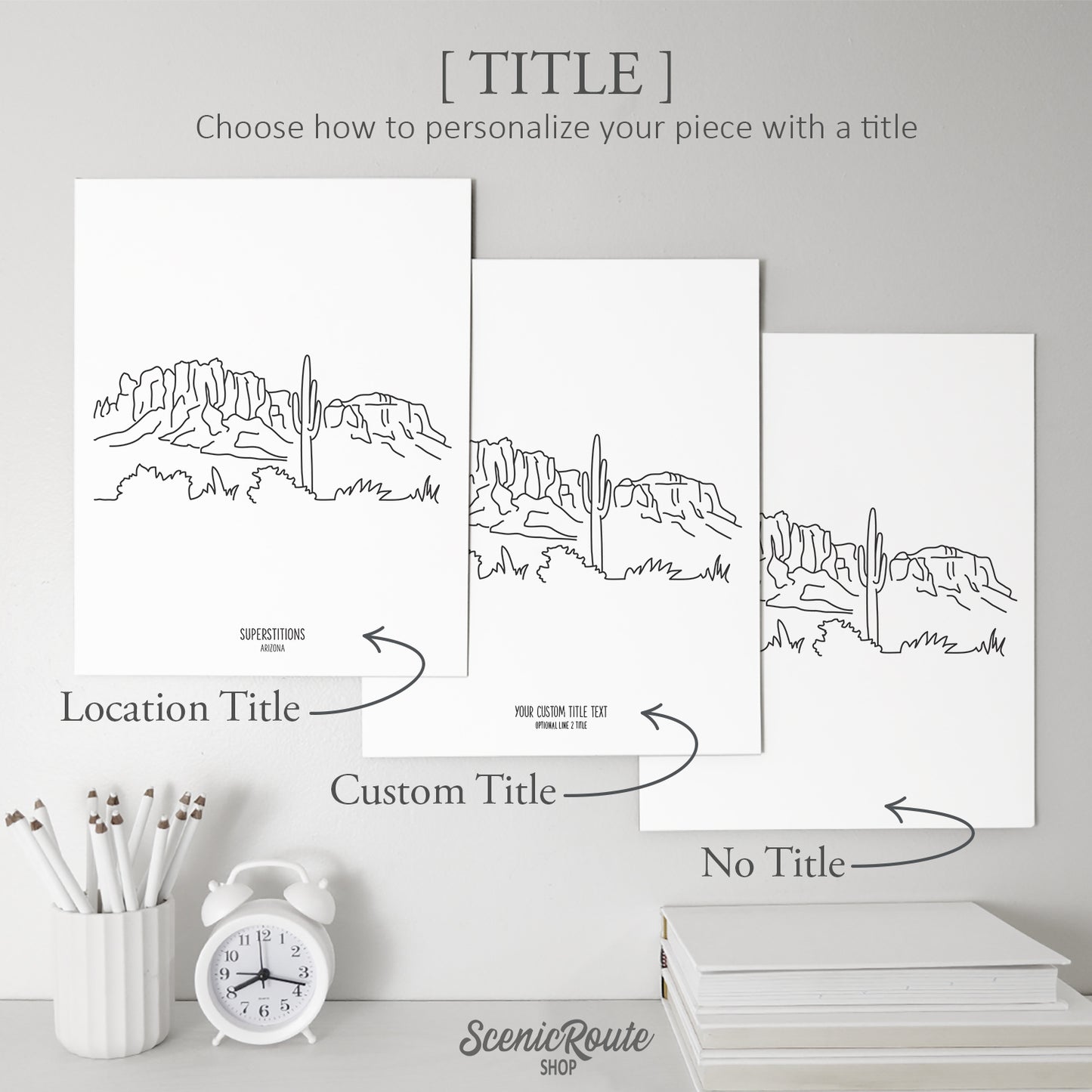 Arizona Superstition Mountains Art Print