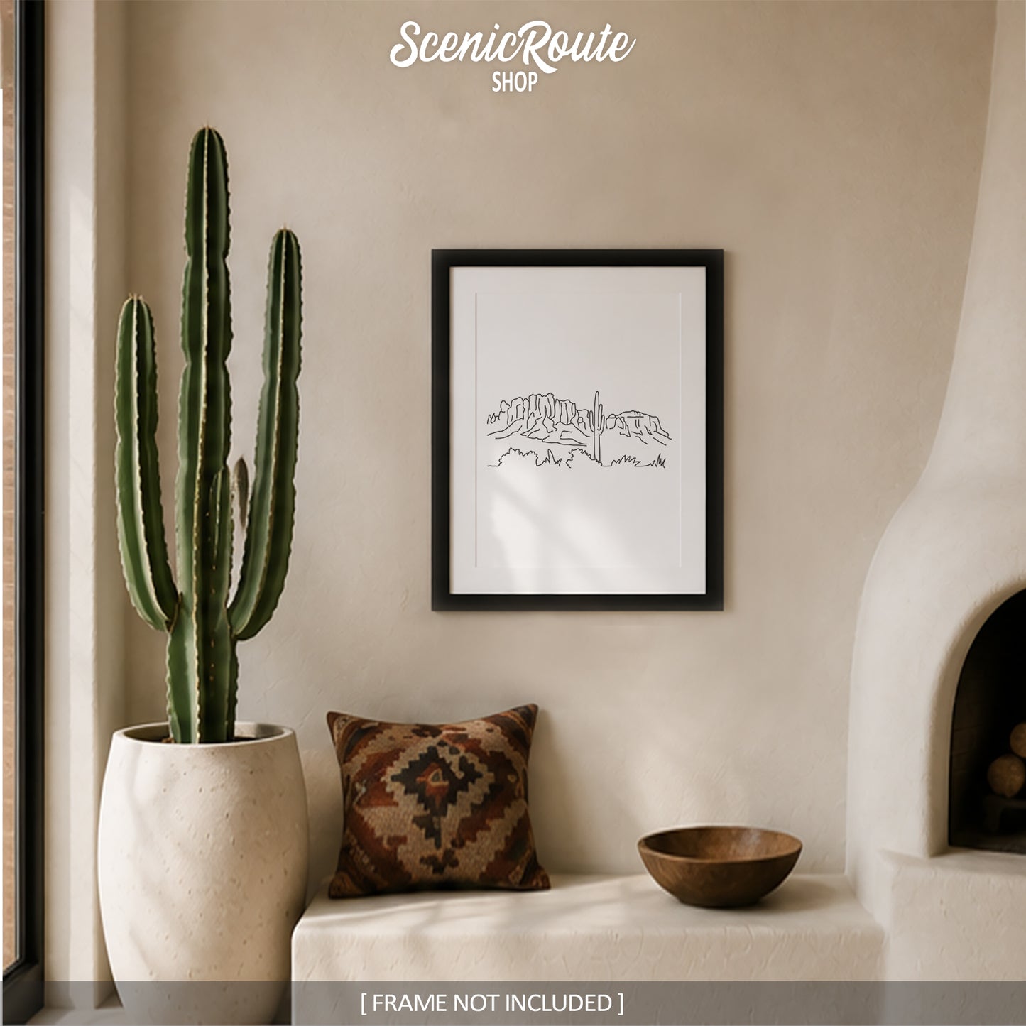 Arizona Superstition Mountains Art Print