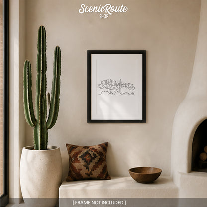 Arizona Superstition Mountains Art Print