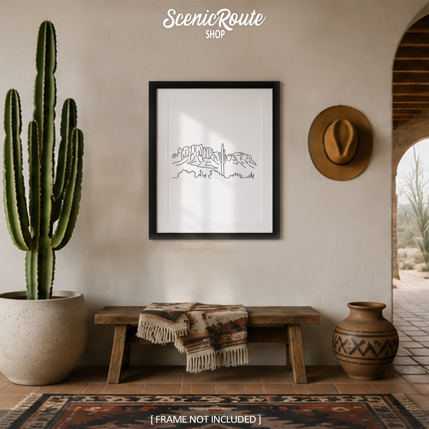 Arizona Superstition Mountains Art Print – Scenic Route Shop