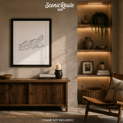 Colorado Flatiron Mountains Art Print