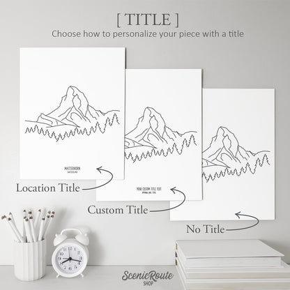 Switzerland Matterhorn Art Print