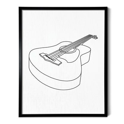 Guitar Art Print