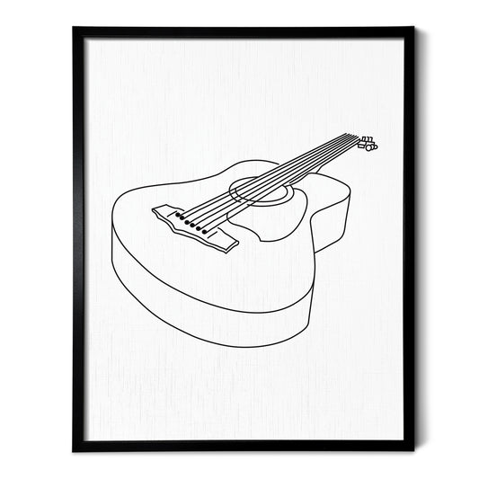 Guitar Art Print