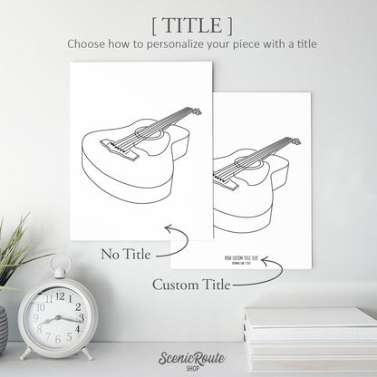 Guitar Art Print