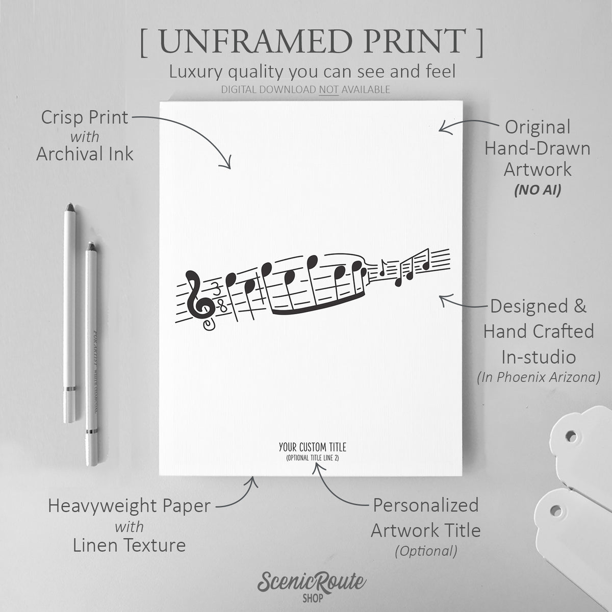 Music Notes / Sheet Music Art Print