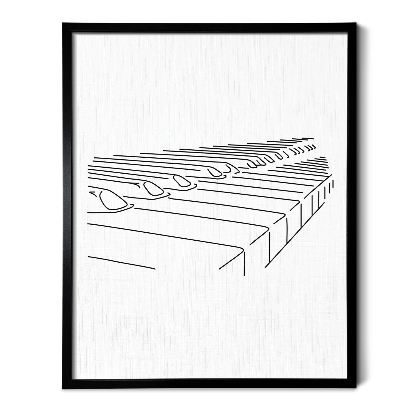Piano Art Print