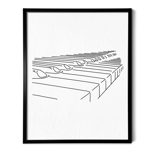Piano Art Print
