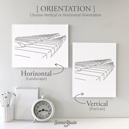 Piano Art Print