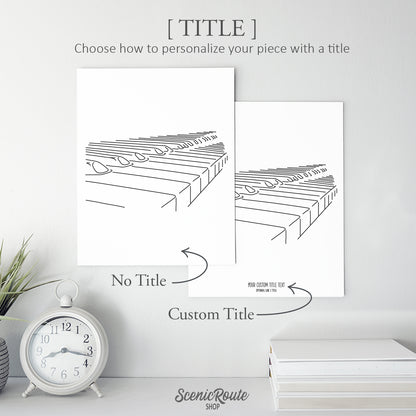 Piano Art Print