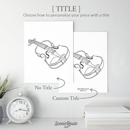 Violin Art Print