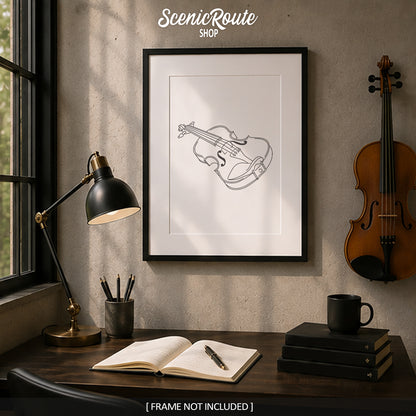 Violin Art Print