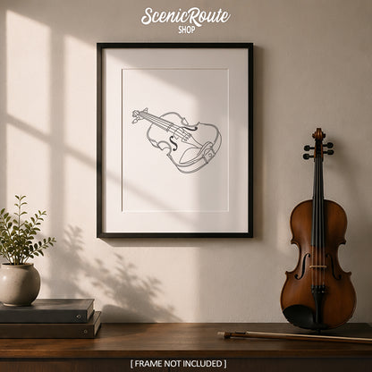 Violin Art Print