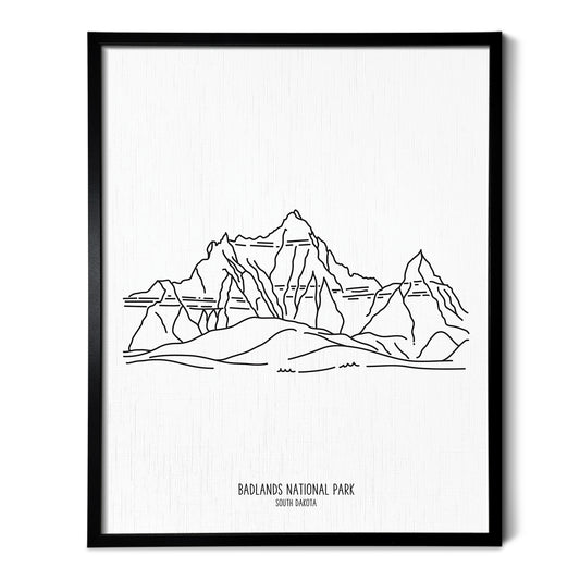 Badlands National Park, South Dakota Art Print