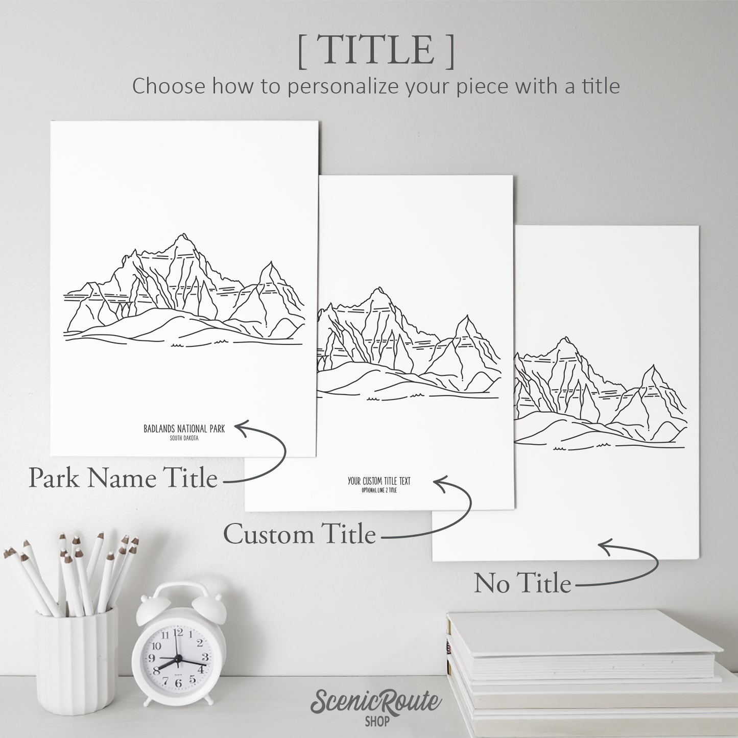 Badlands National Park, South Dakota Art Print