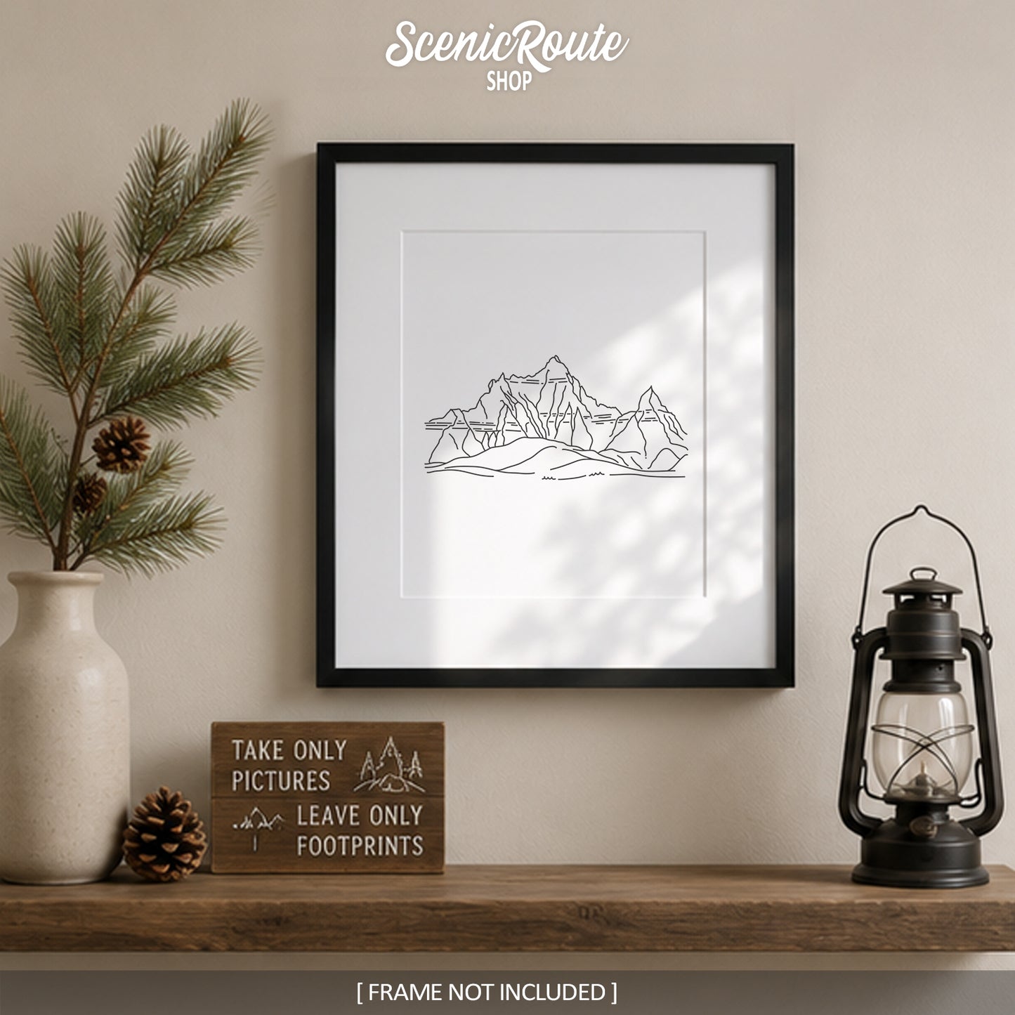 Badlands National Park, South Dakota Art Print
