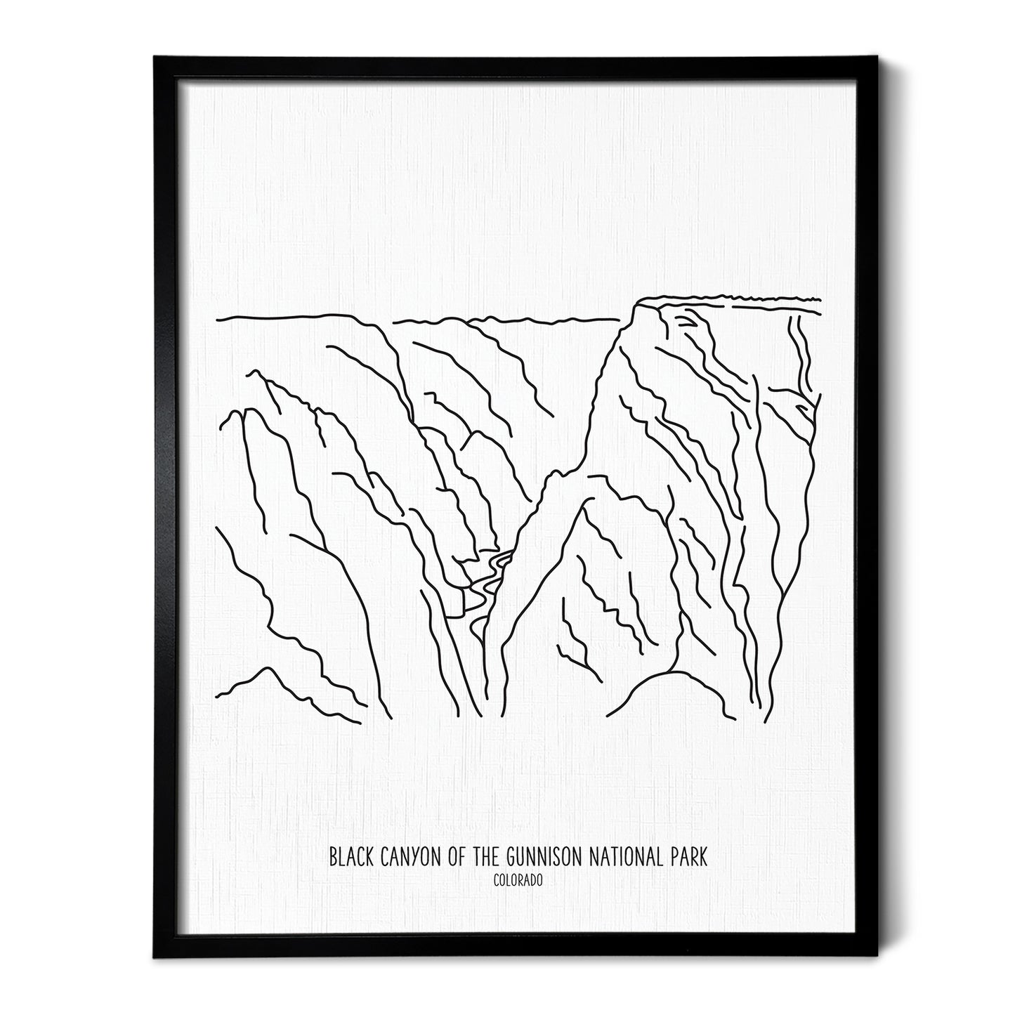 Black Canyon of the Gunnison National Park, Colorado Art Print
