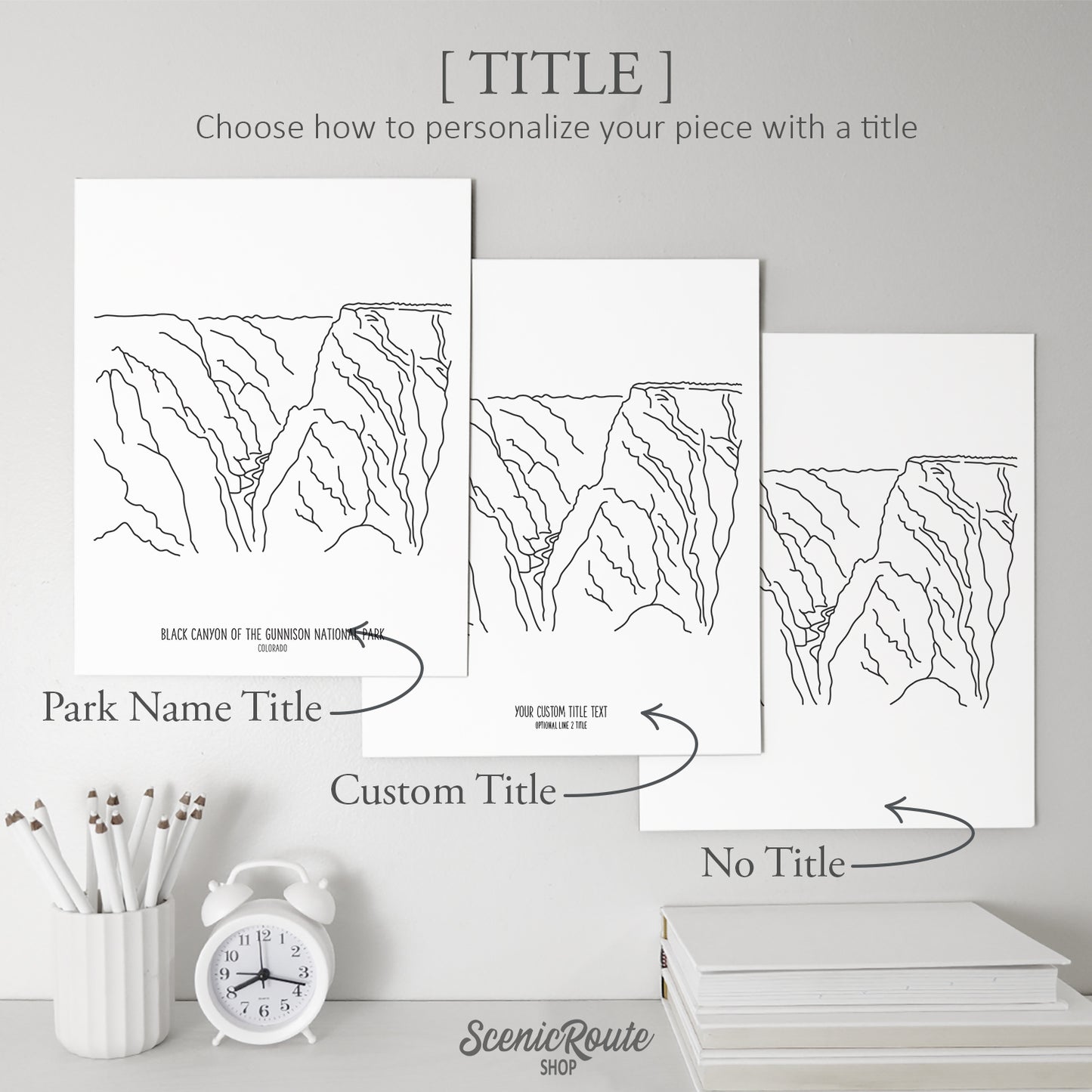 Black Canyon of the Gunnison National Park, Colorado Art Print