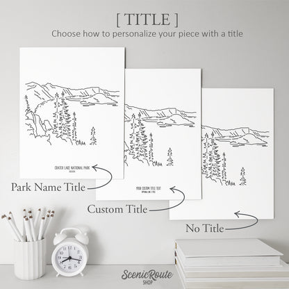 Crater Lake National Park, Oregon Art Print