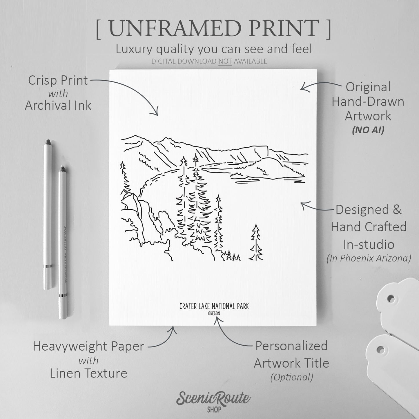 Crater Lake National Park, Oregon Art Print