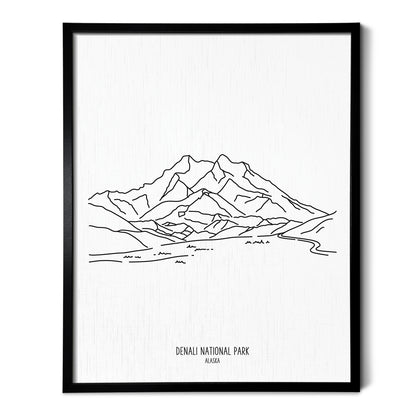Denali National Park (Mount McKinley), Alaska Art Print