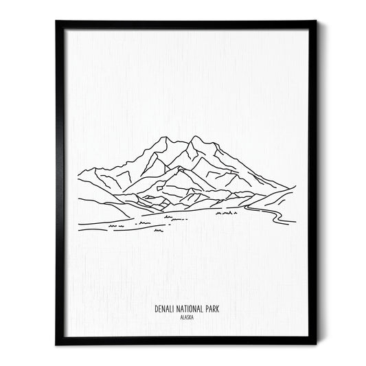 Denali National Park (Mount McKinley), Alaska Art Print