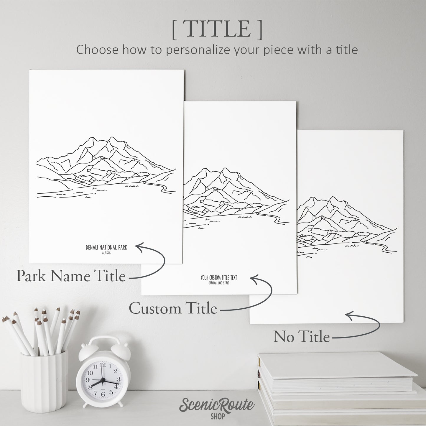 Denali National Park (Mount McKinley), Alaska Art Print