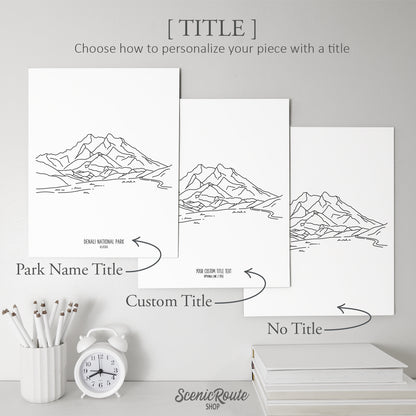Denali National Park (Mount McKinley), Alaska Art Print