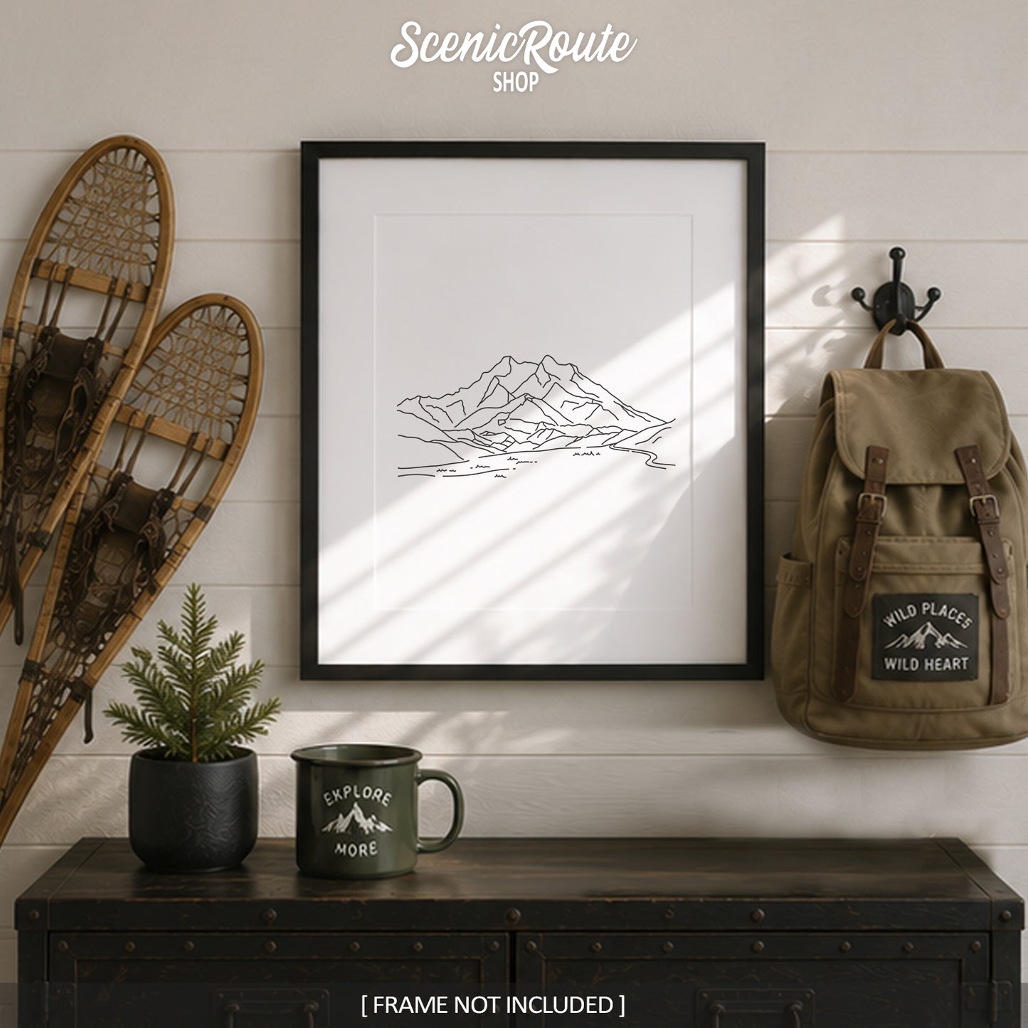 Denali National Park (Mount McKinley), Alaska Art Print