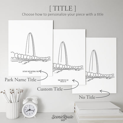 Gateway Arch National Park, Missouri Art Print