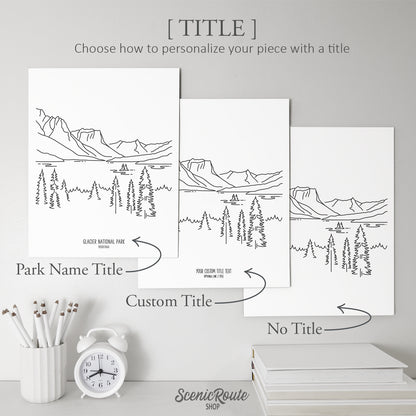 Glacier National Park, Montana Art Print