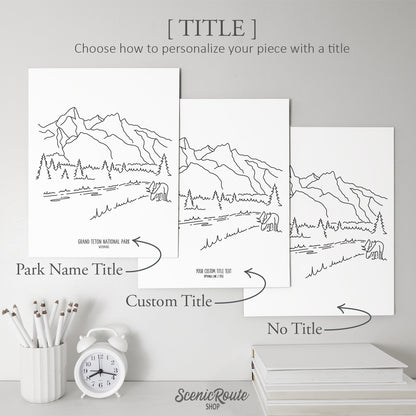 Grand Teton National Park, Wyoming Art Print