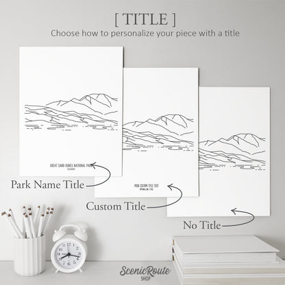 Great Sand Dunes National Park, Colorado Art Print
