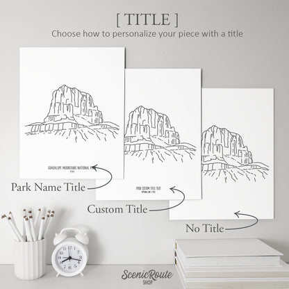 Guadalupe Mountains National Park, Texas Art Print