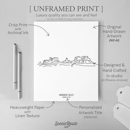 Monument Valley, Arizona Art Print